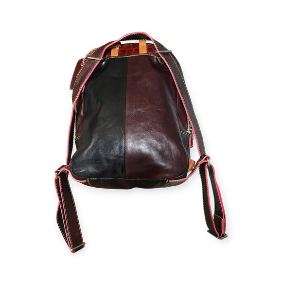 Consuela Cyndi Signature Convertible Leather Backpack - Picture 4 of 9